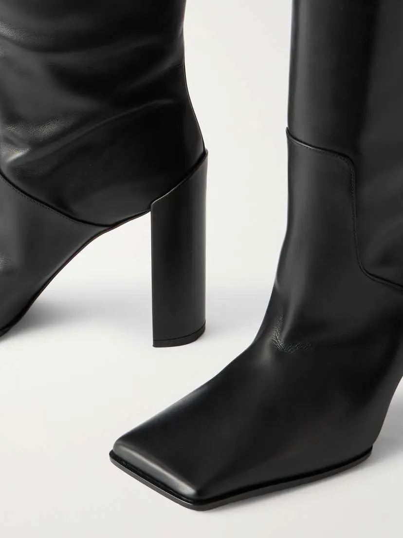Alaïa 90 Leather Over-the-knee Boots | Thumbnail 4