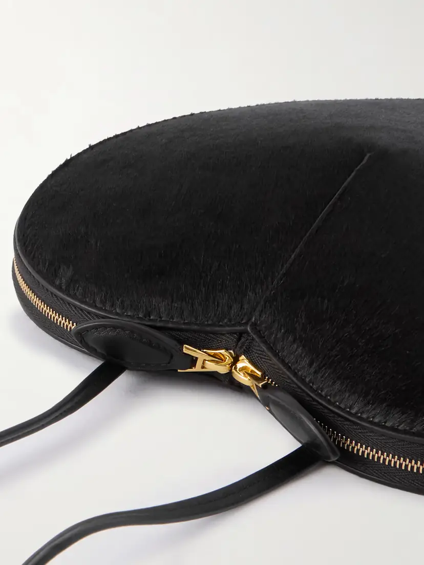 Alaïa Le Coeur Leather-trimmed Calf Hair Shoulder Bag | Thumbnail 4 Alaïa Le Coeur Leather-trimmed Calf Hair Shoulder Bag | Thumbnail 4