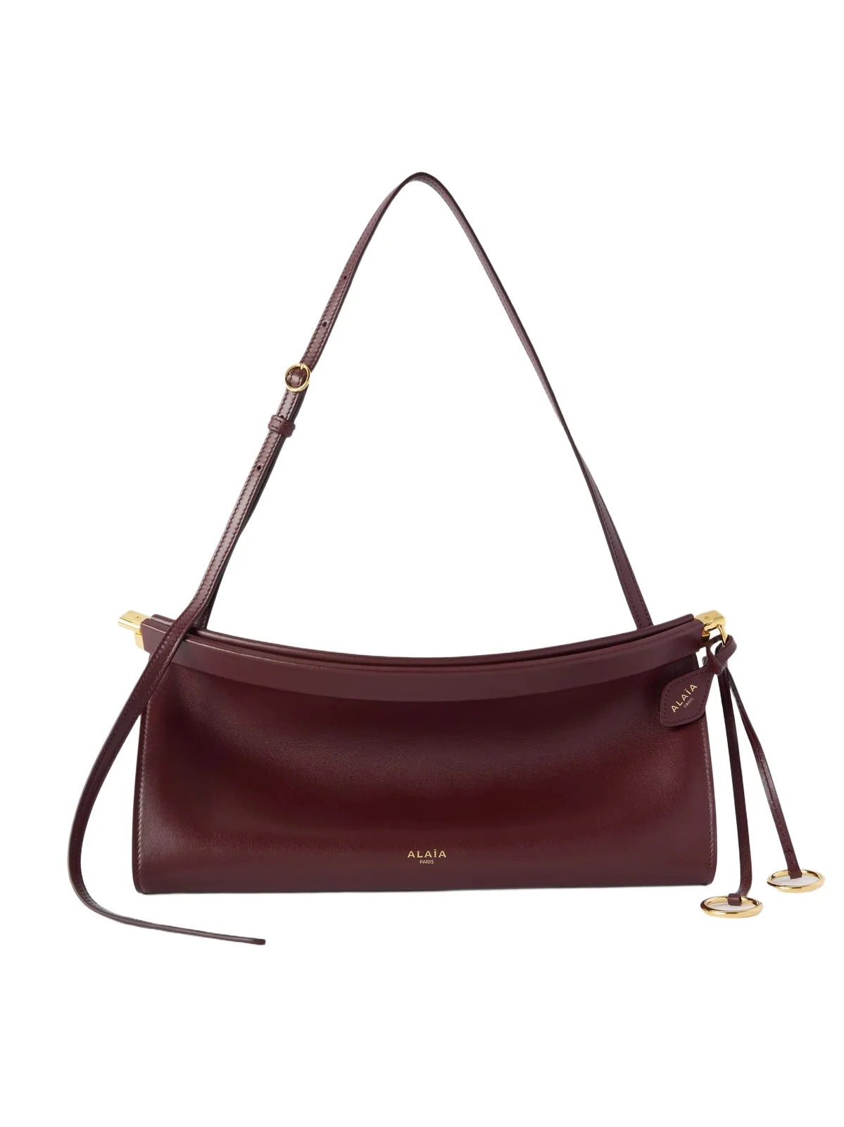Click E/w Medium Leather Shoulder Bag