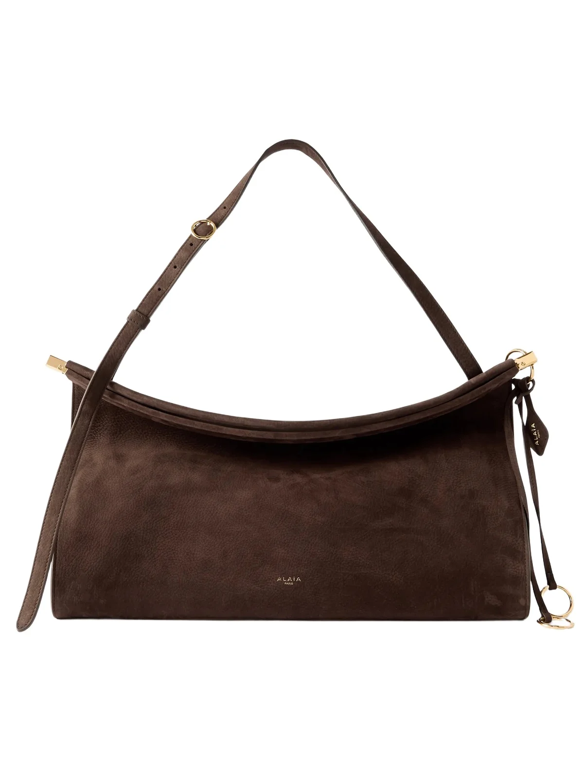 Le Click Large Nubuck Shoulder Bag
