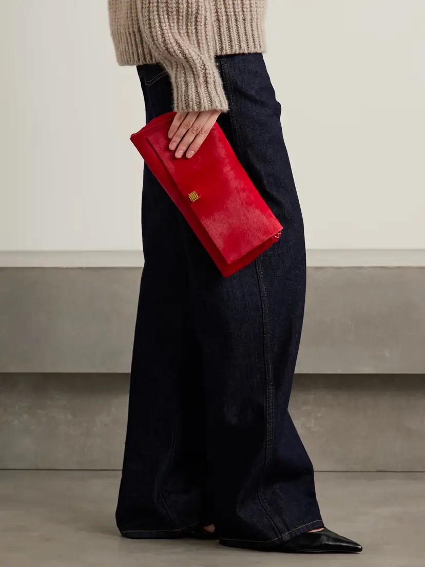 Khaite Audrey Calf Hair Clutch | Thumbnail 2 Khaite Audrey Calf Hair Clutch | Thumbnail 2