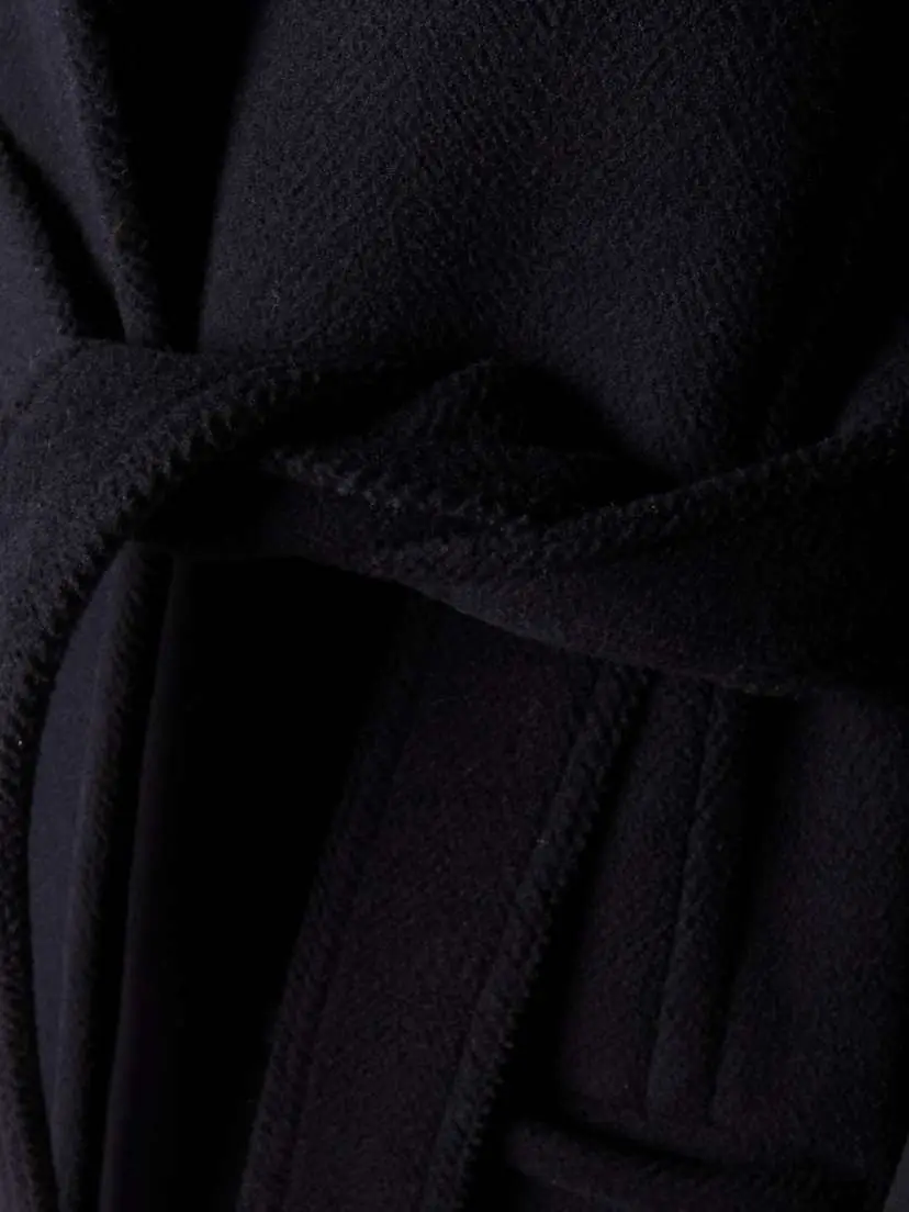 Alaïa Belted Wool Coat | Thumbnail 4 Alaïa Belted Wool Coat | Thumbnail 4
