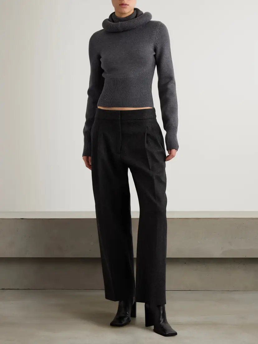 Alaïa Wool Straight-leg Pants | Thumbnail 2 Alaïa Wool Straight-leg Pants | Thumbnail 2