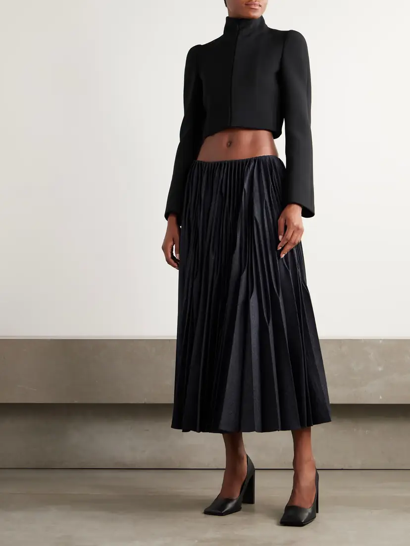 Alaïa Cropped Twill Jacket | Thumbnail 2 Alaïa Cropped Twill Jacket | Thumbnail 2