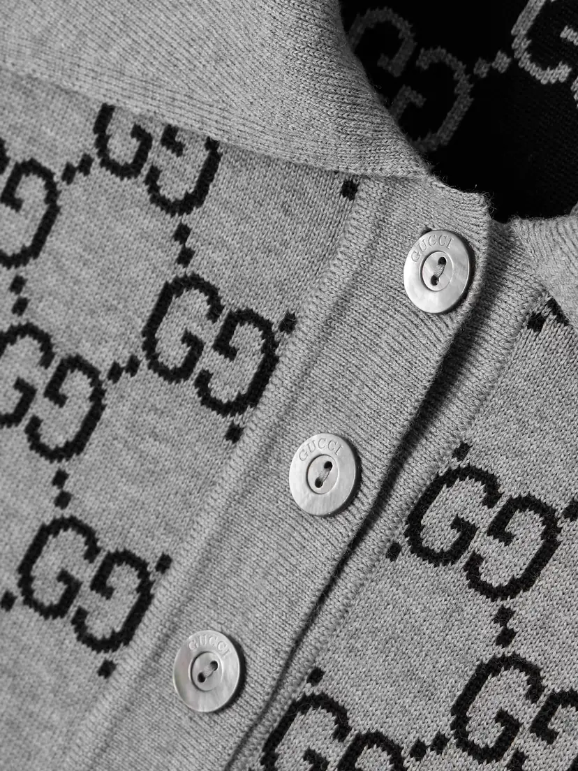 Gucci Jacquard-knit Wool-blend Mini Dress | Thumbnail 4 Gucci Jacquard-knit Wool-blend Mini Dress | Thumbnail 4