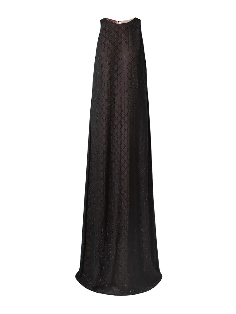 Gucci Crystal-embellished Silk-chiffon Gown | Image 1 Gucci Crystal-embellished Silk-chiffon Gown | Image 1