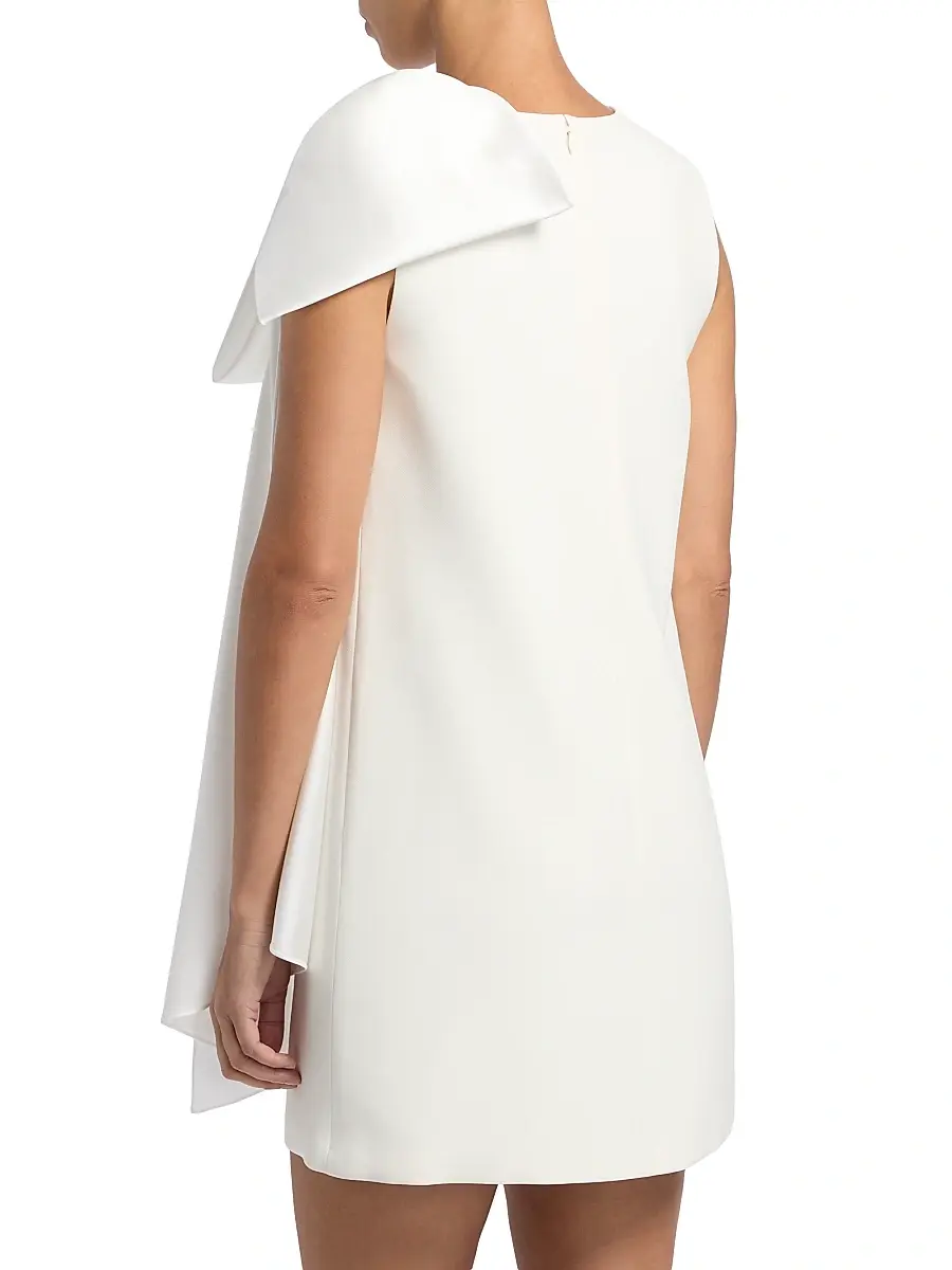 SACHIN & BABI Women's Harmony Bow-Accented Gazar Minidress | Thumbnail 5 SACHIN & BABI Women's Harmony Bow-Accented Gazar Minidress | Thumbnail 5