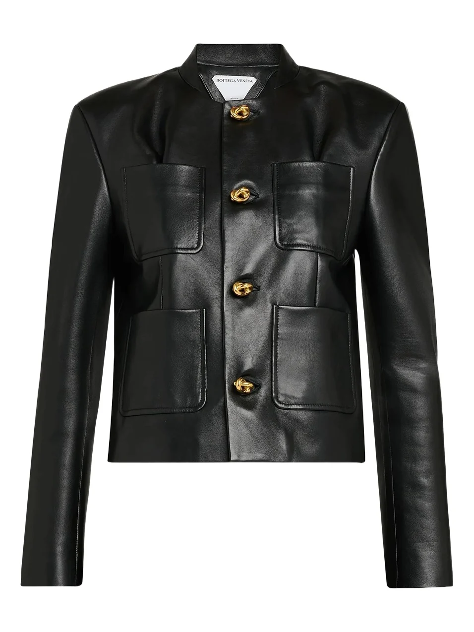 Women's Leather Patch Pocket Jacket Women's Leather Patch Pocket Jacket