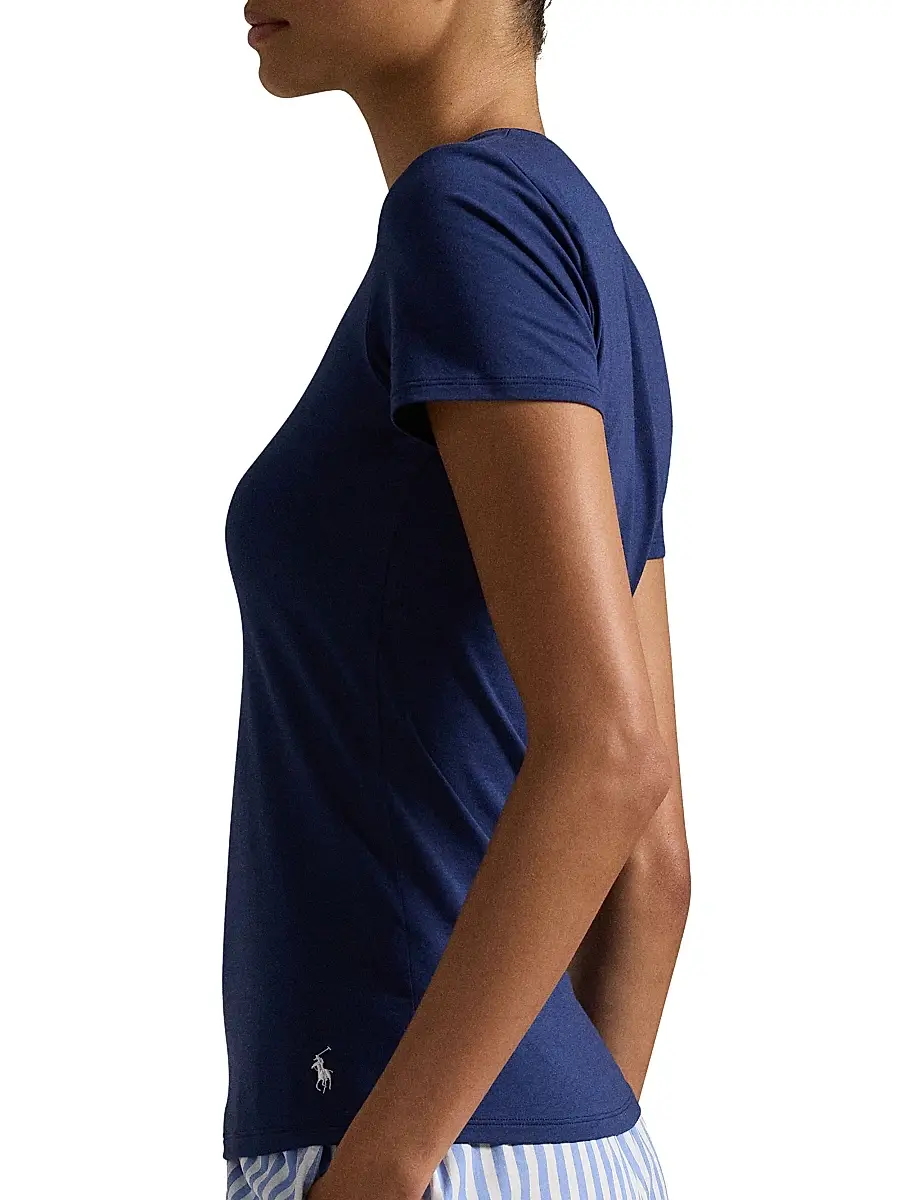 Polo Ralph Lauren Women's Stretch Cotton T-Shirt | Thumbnail 2 Polo Ralph Lauren Women's Stretch Cotton T-Shirt | Thumbnail 2