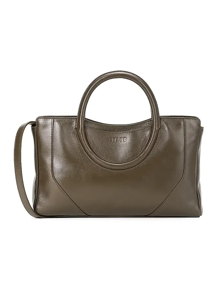 Staud Women's Mini Maude Leather Satchel