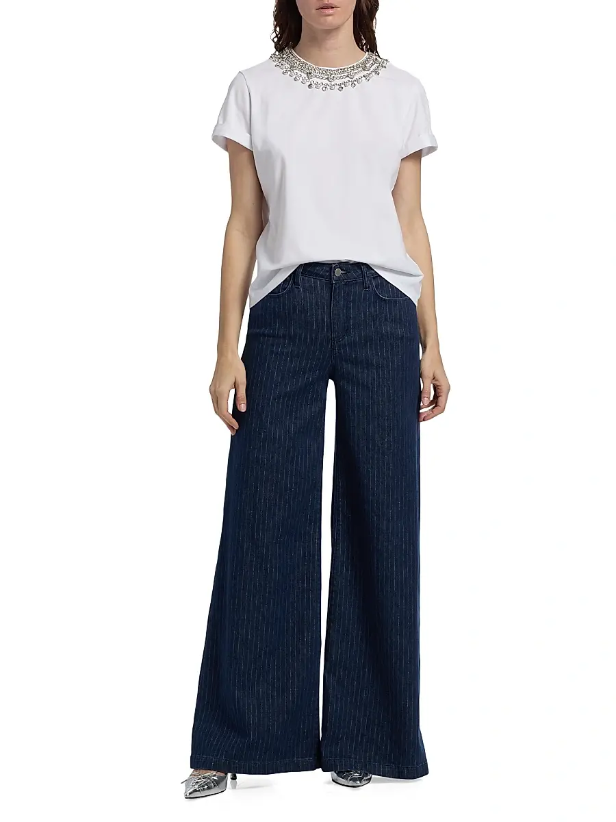 L'Agence Women's Quincy High-Rise Wide-Leg Jeans | Thumbnail 2 L'Agence Women's Quincy High-Rise Wide-Leg Jeans | Thumbnail 2