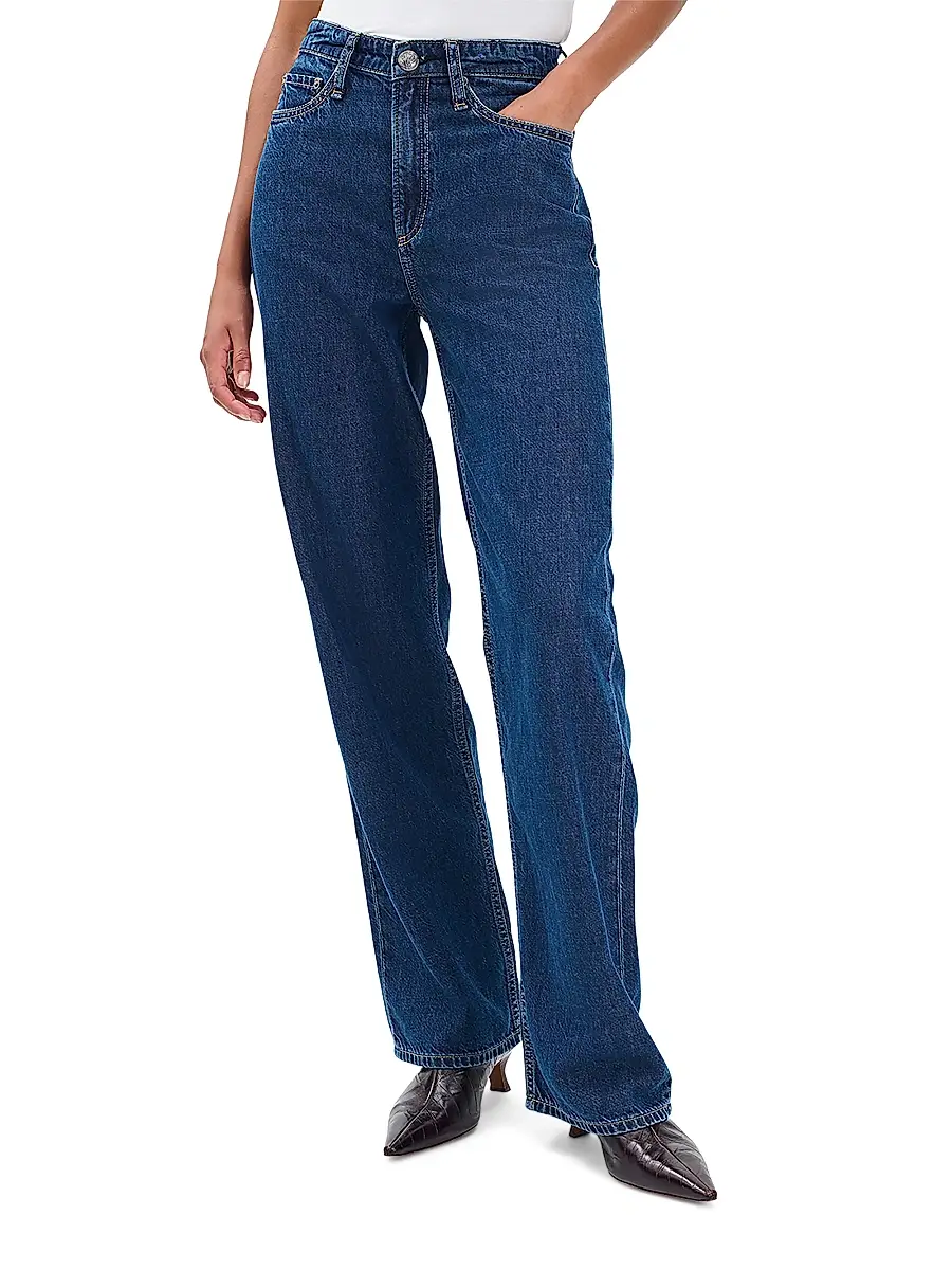 rag & bone Women's Logan Mr Wide Leg Mid-Rise Jeans | Thumbnail 3 rag & bone Women's Logan Mr Wide Leg Mid-Rise Jeans | Thumbnail 3