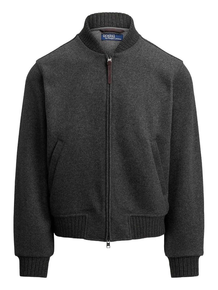Polo Ralph Lauren Men's Wool-Blend Zip-Up Bomber Jacket