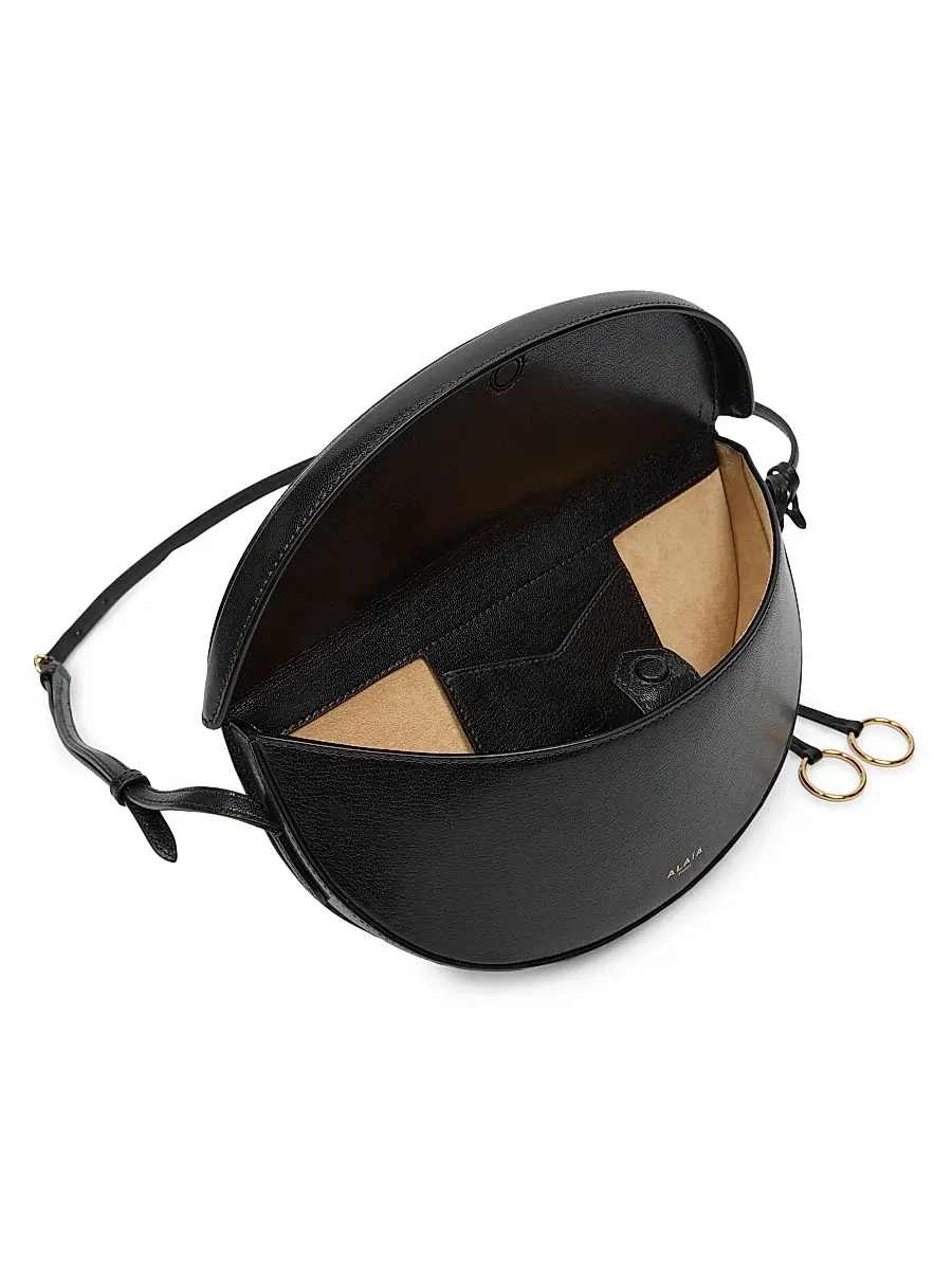 Alaïa Women's East West Leather Shoulder Bag - Noir | Thumbnail 3