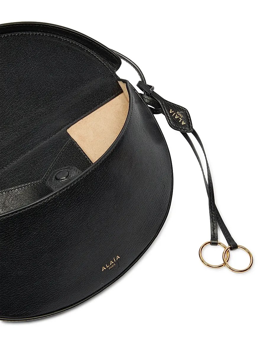Alaïa Women's East West Leather Shoulder Bag - Noir | Thumbnail 5