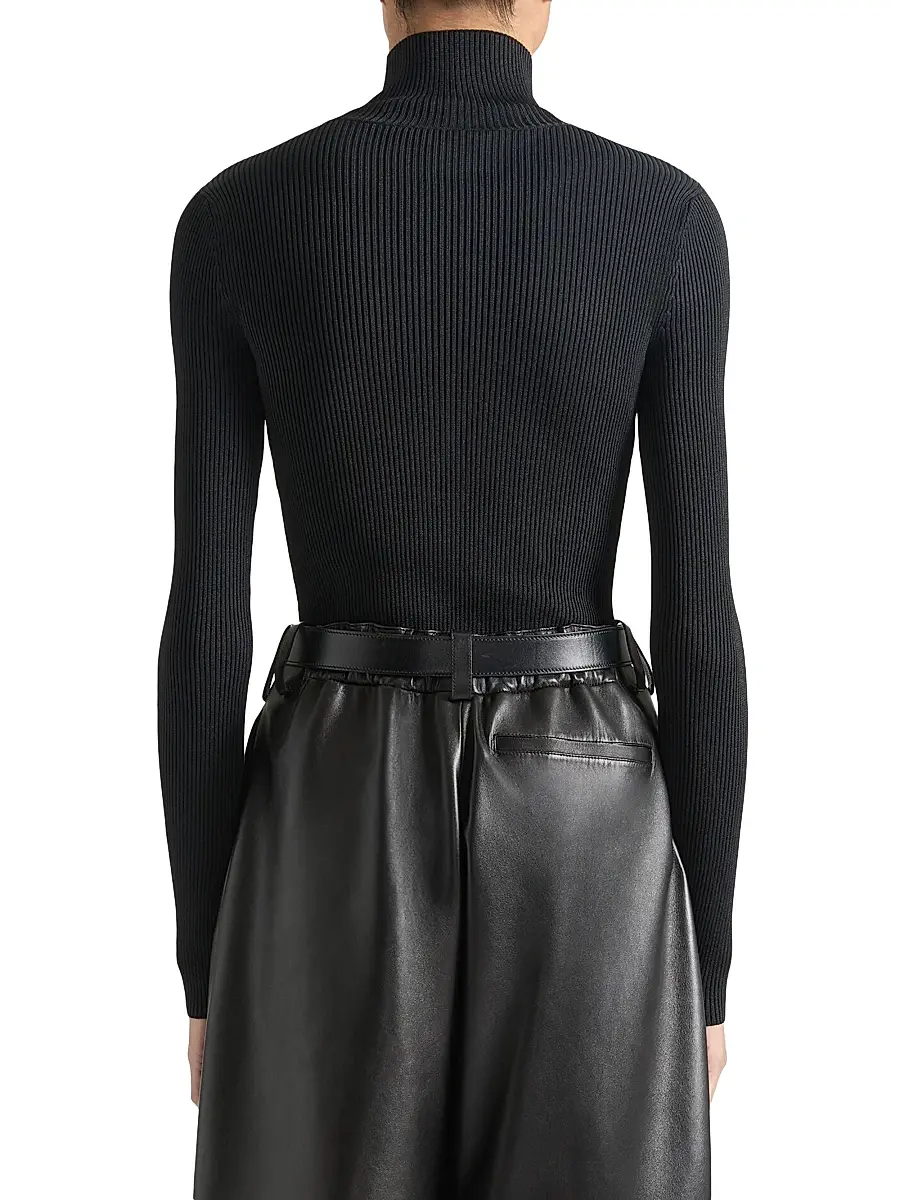 Givenchy Women's Knitted Bodysuit with Paris 1952 - Black | Thumbnail 3 Givenchy Women's Knitted Bodysuit with Paris 1952 - Black | Thumbnail 3
