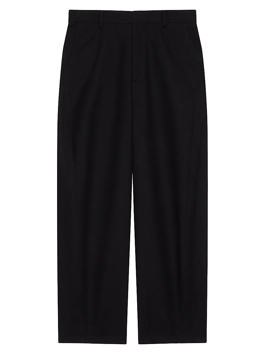 Givenchy Men's Pants in Flannel - Black | Image 1 Givenchy Men's Pants in Flannel - Black | Image 1