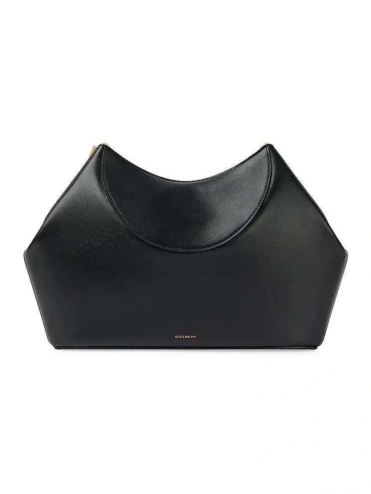 Givenchy Women's Facet Clutch in Leather - Black