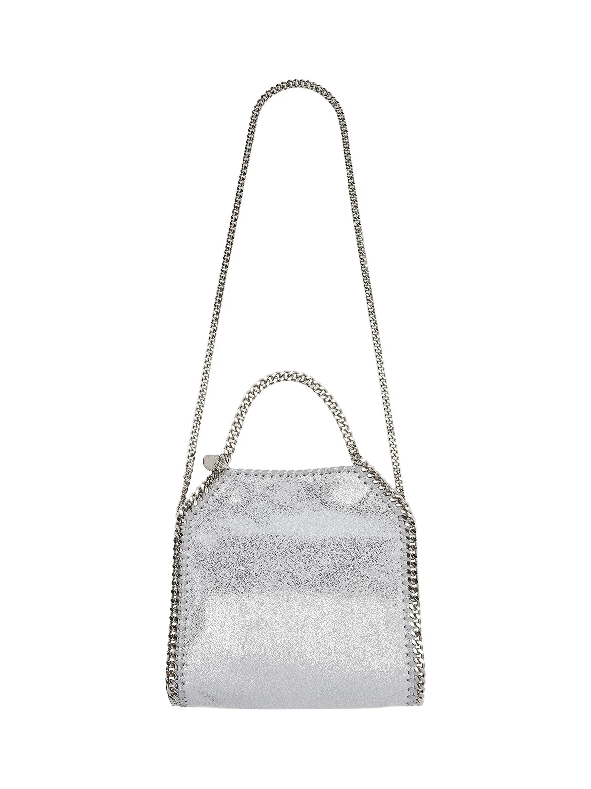 Stella McCartney Women's Mini Falabella Eco Shiny Dotted Chamois​ Tote Bag