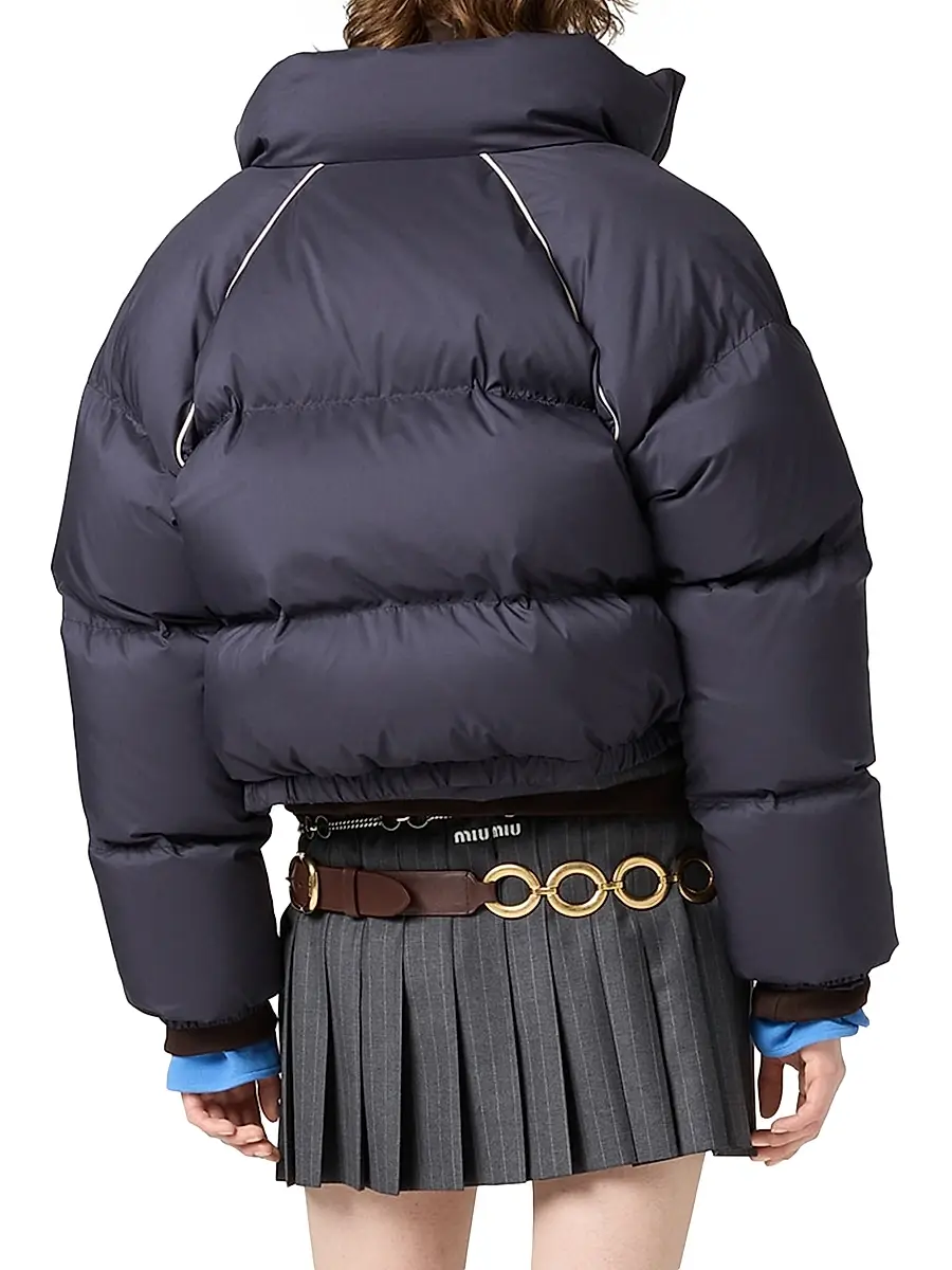 Miu Miu Women's Technical Ponge Down Jacket | Thumbnail 4 Miu Miu Women's Technical Ponge Down Jacket | Thumbnail 4