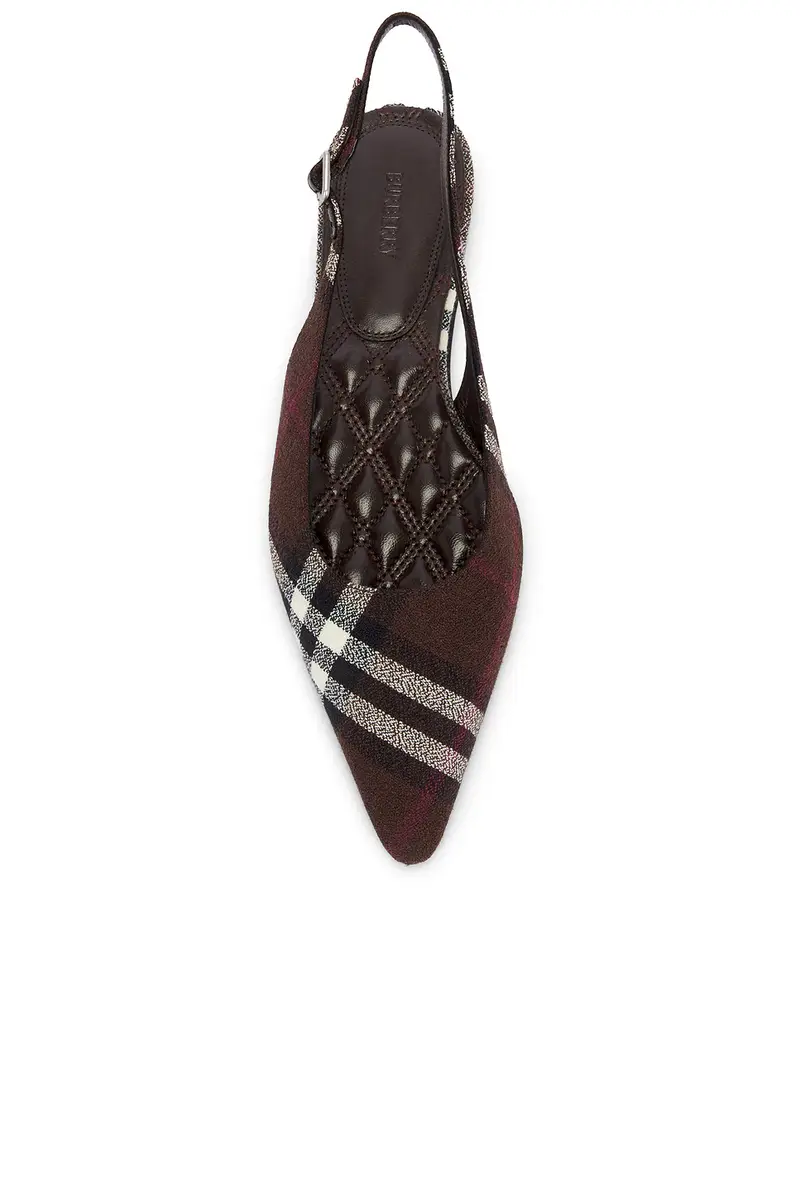 Burberry Dame Slingback Flat | Thumbnail 4 Burberry Dame Slingback Flat | Thumbnail 4