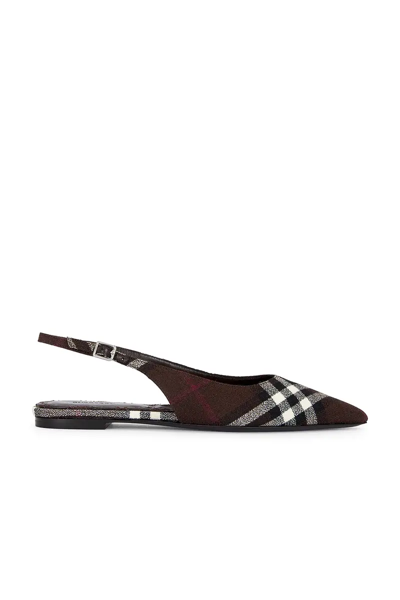 Burberry Dame Slingback Flat