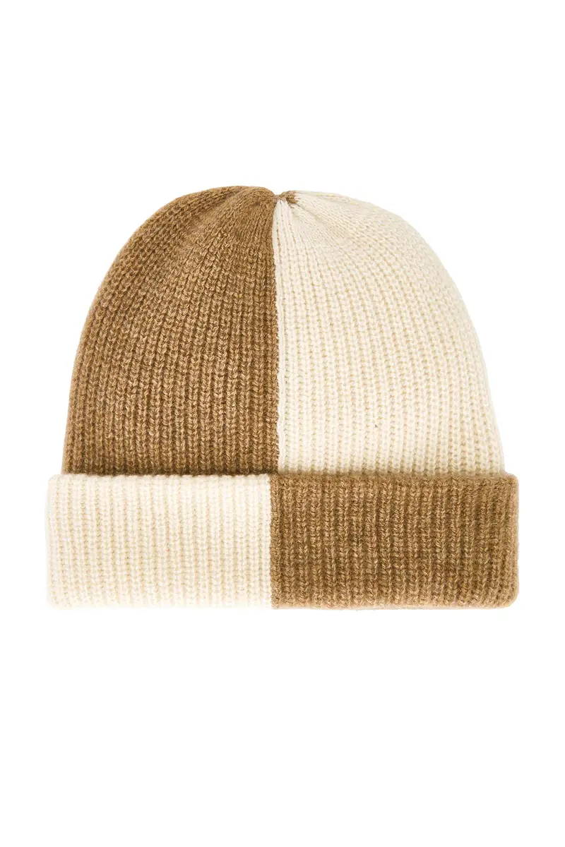 The Elder Statesman Checked Watchman Beanie | Image 1 The Elder Statesman Checked Watchman Beanie | Image 1
