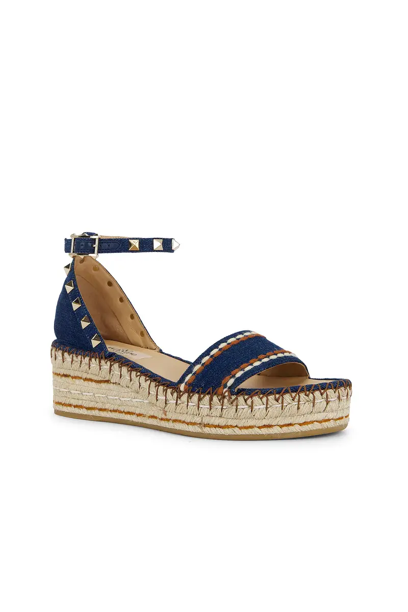 Valentino Garavani Rockstud Torchon Flatform Espadrilla Sandal | Thumbnail 2 Valentino Garavani Rockstud Torchon Flatform Espadrilla Sandal | Thumbnail 2