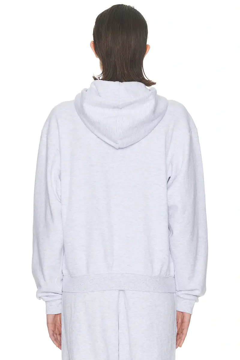 Skims Cotton Fleece Classic Zip-Up Hoodie | Thumbnail 4 Skims Cotton Fleece Classic Zip-Up Hoodie | Thumbnail 4