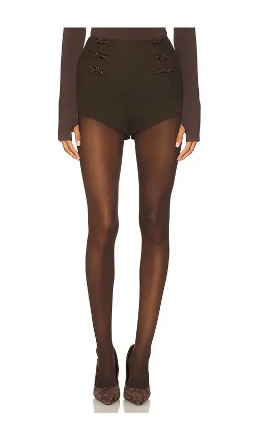 Sau Lee Niki Suede Short