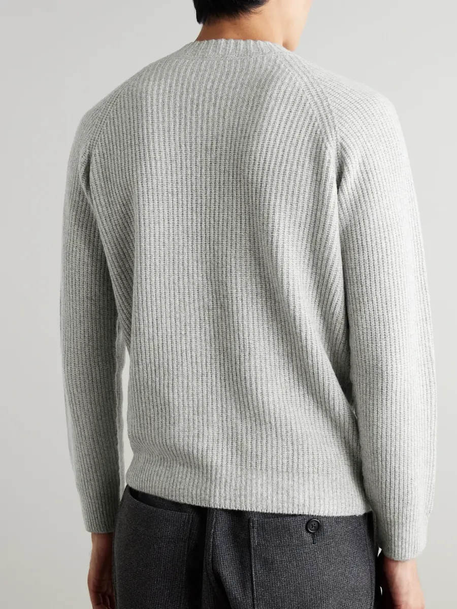 John Smedley Oxnard Recycled Cashmere and Wool-Blend Sweater - Men | Thumbnail 4 John Smedley Oxnard Recycled Cashmere and Wool-Blend Sweater - Men | Thumbnail 4