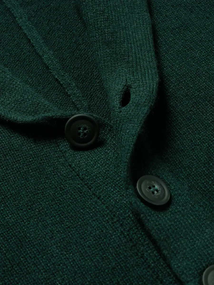 John Smedley Rockford Shawl-Collar Recycled-Cashmere and Merino Wool-Blend Cardigan - Men | Thumbnail 4