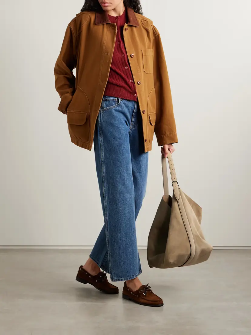 DÔEN Pascual Corduroy-trimmed Cotton-canvas Jacket | Thumbnail 2