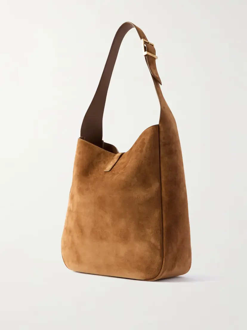 Saint Laurent Le 5 À 7 Supple Large Suede Shoulder Bag | Thumbnail 3 Saint Laurent Le 5 À 7 Supple Large Suede Shoulder Bag | Thumbnail 3