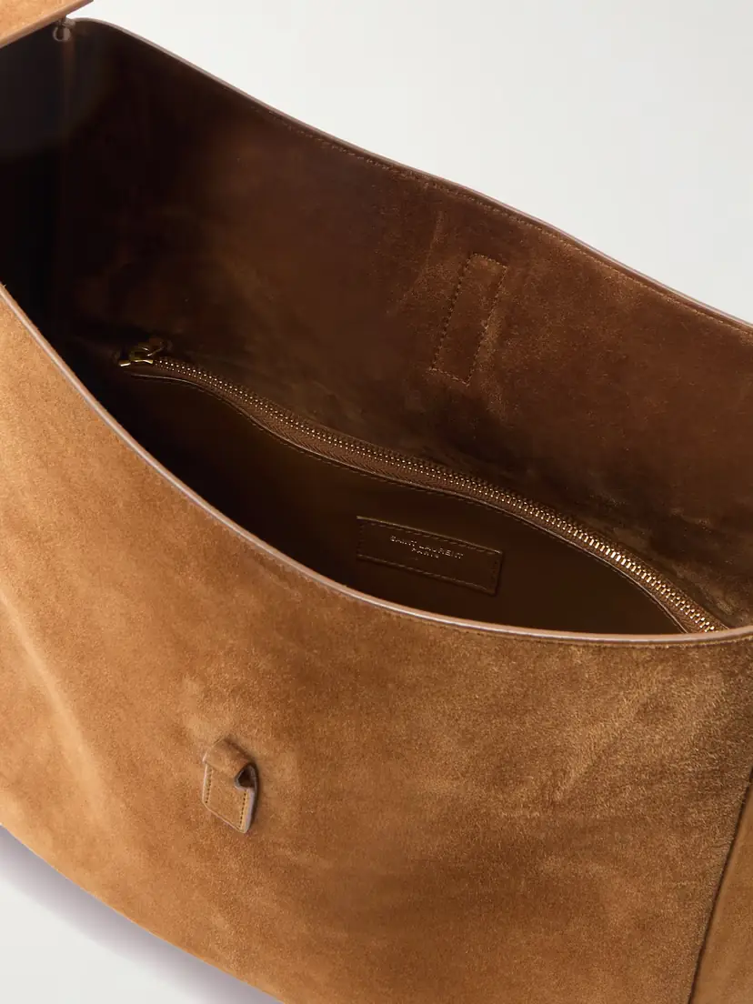Saint Laurent Le 5 À 7 Supple Large Suede Shoulder Bag | Thumbnail 5 Saint Laurent Le 5 À 7 Supple Large Suede Shoulder Bag | Thumbnail 5