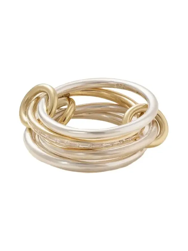 Kira Sterling Silver And 18-karat Gold Diamond Ring