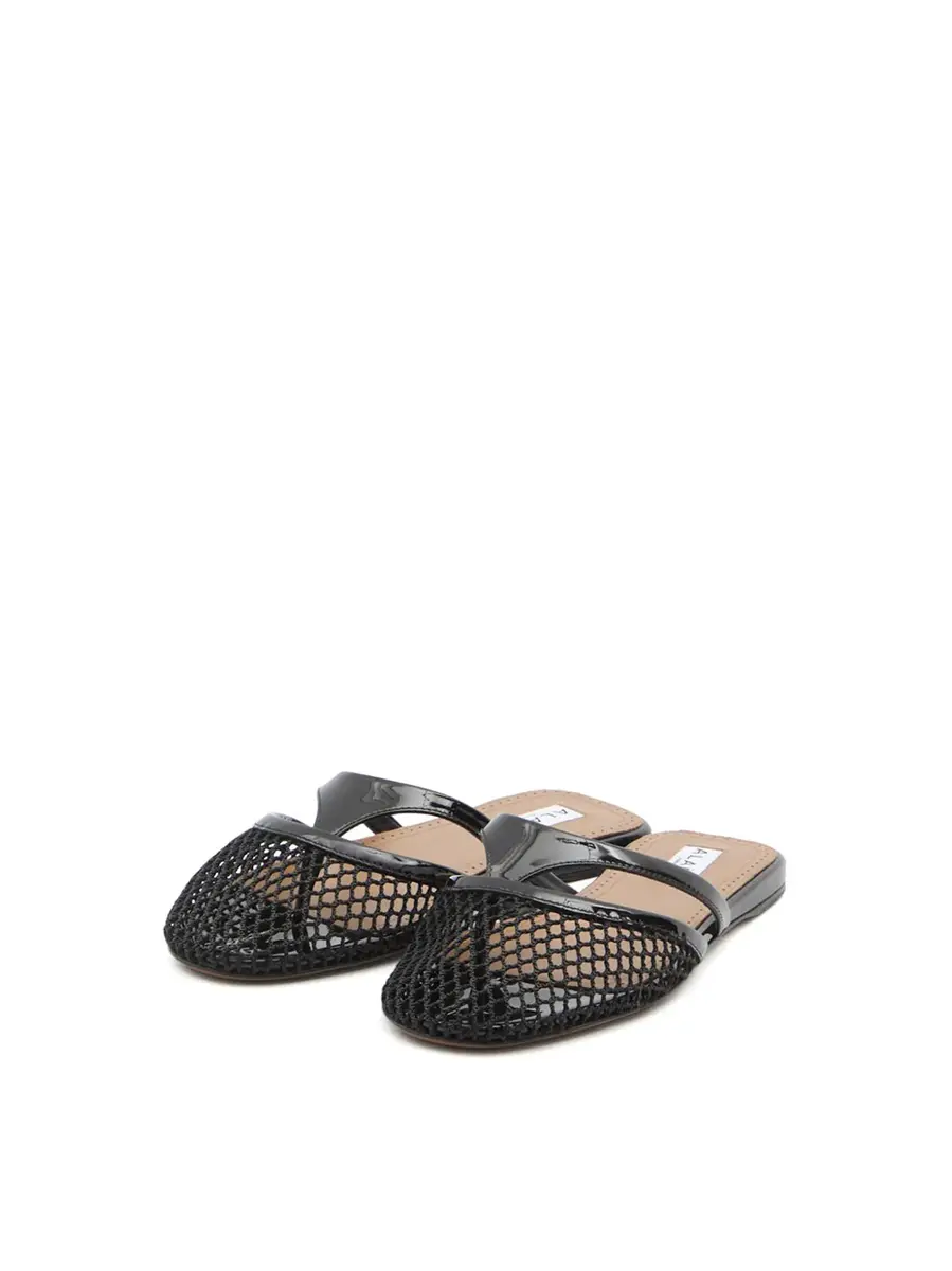 Alaïa Infradito Fishnet Mules | Thumbnail 2 Alaïa Infradito Fishnet Mules | Thumbnail 2
