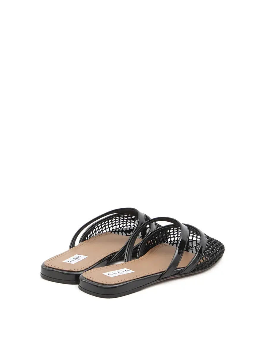 Alaïa Infradito Fishnet Mules | Thumbnail 3 Alaïa Infradito Fishnet Mules | Thumbnail 3