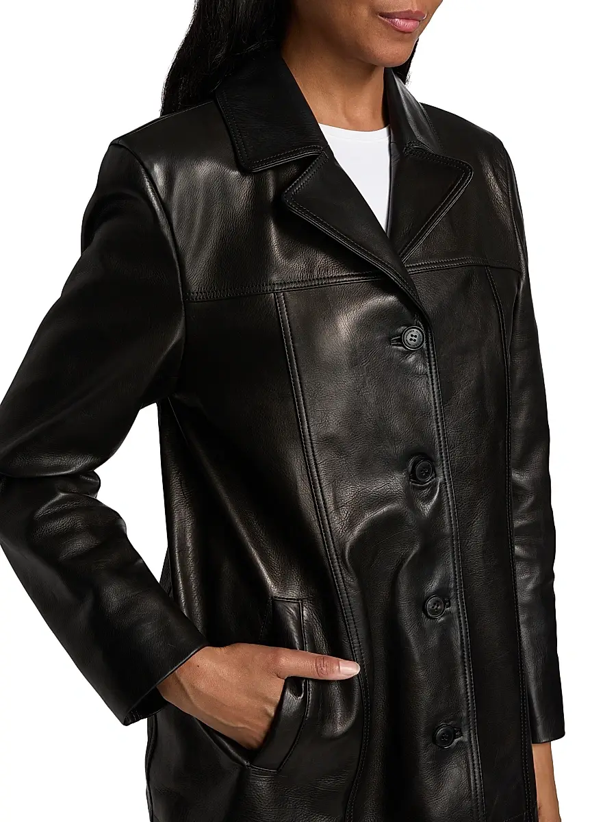 Nili Lotan Women's Brett Leather Jacket | Thumbnail 6 Nili Lotan Women's Brett Leather Jacket | Thumbnail 6