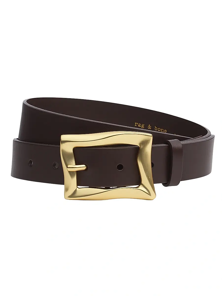 rag & bone Women's Waverly Leather Belt