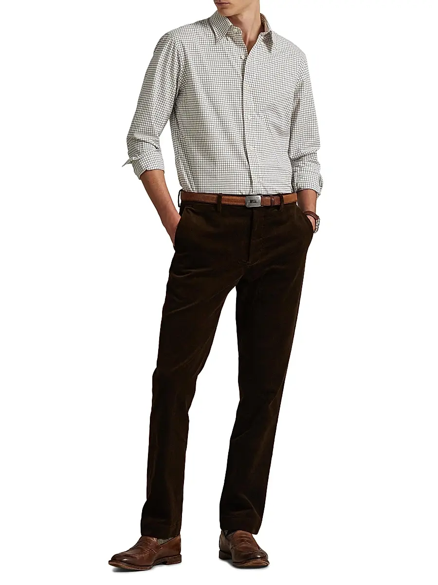 Polo Ralph Lauren Men's Checked Cotton Shirt | Thumbnail 2 Polo Ralph Lauren Men's Checked Cotton Shirt | Thumbnail 2