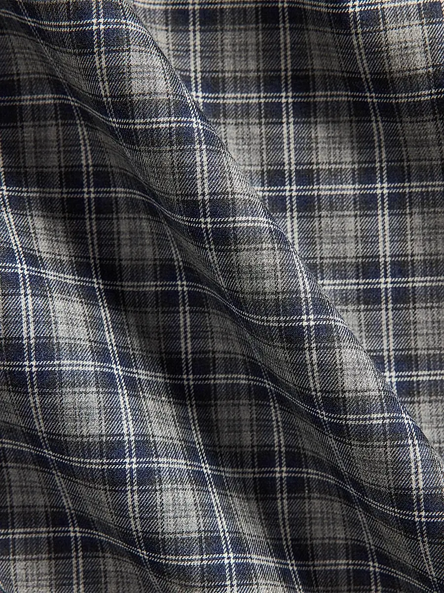 Polo Ralph Lauren Men's Plaid Cotton Shirt | Thumbnail 6 Polo Ralph Lauren Men's Plaid Cotton Shirt | Thumbnail 6