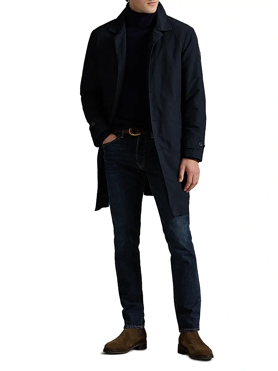 Polo Ralph Lauren Men's Single-Breasted Button-Front Coat | Thumbnail 2 Polo Ralph Lauren Men's Single-Breasted Button-Front Coat | Thumbnail 2