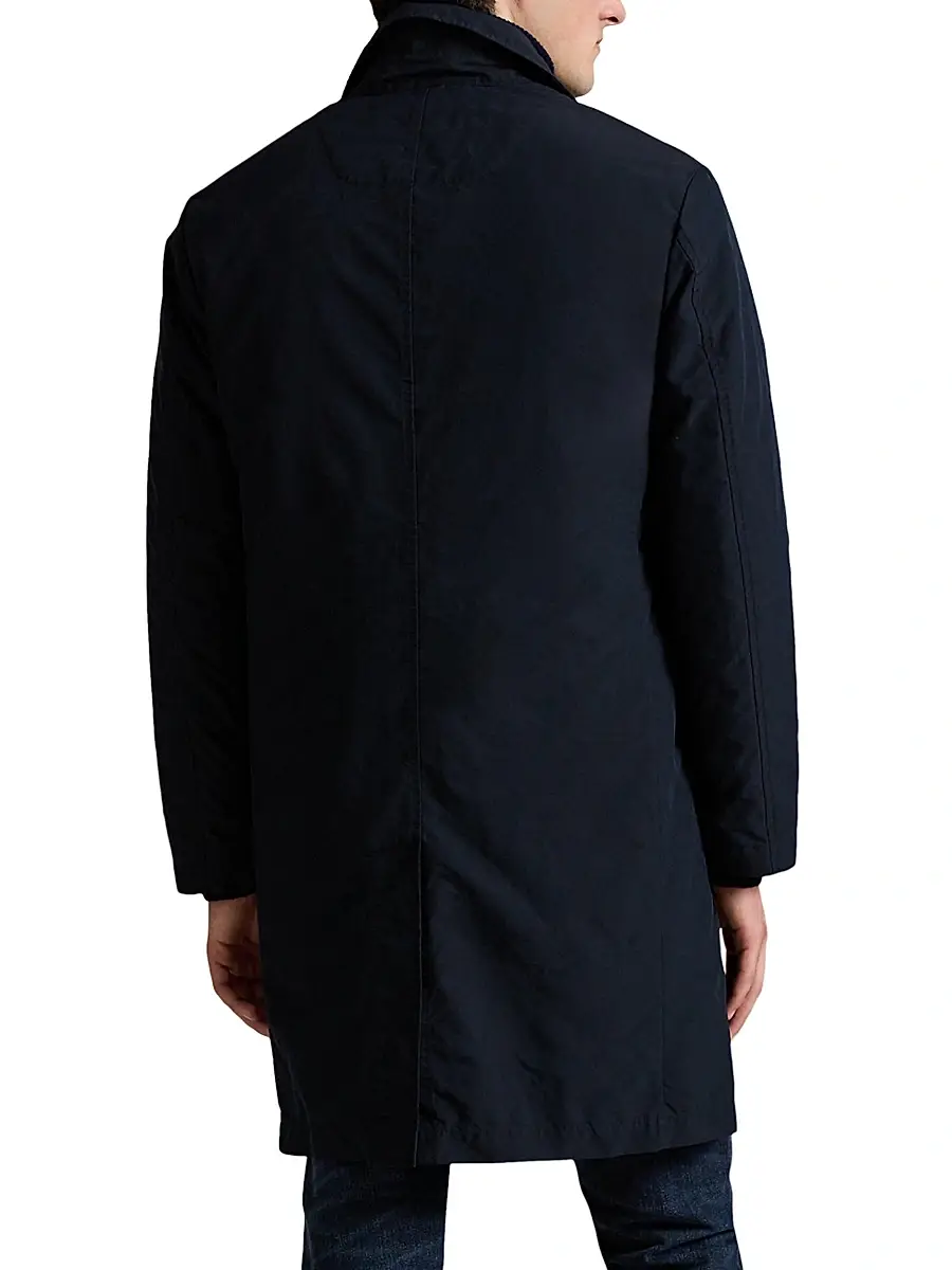 Polo Ralph Lauren Men's Single-Breasted Button-Front Coat | Thumbnail 4 Polo Ralph Lauren Men's Single-Breasted Button-Front Coat | Thumbnail 4