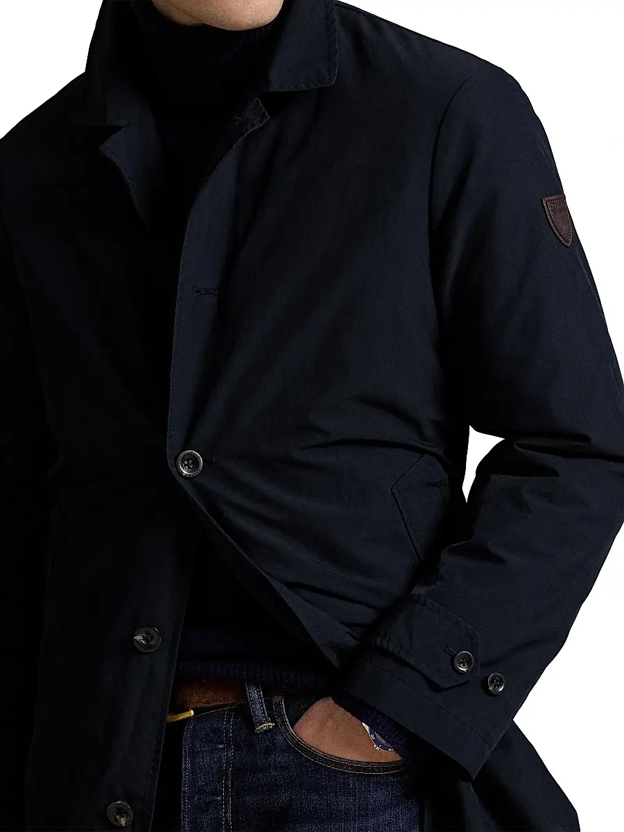 Polo Ralph Lauren Men's Single-Breasted Button-Front Coat | Thumbnail 7 Polo Ralph Lauren Men's Single-Breasted Button-Front Coat | Thumbnail 7