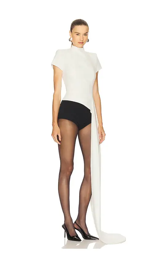 Nadine Merabi Top With Drape | Thumbnail 2
