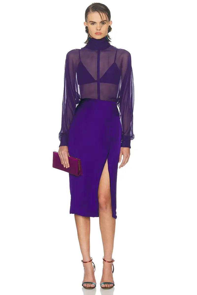 ALEJANDRA ALONSO ROJAS Un Edge Pencil Skirt | Thumbnail 8