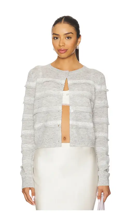 LoveShackFancy Claralise Cardigan | Image 1 LoveShackFancy Claralise Cardigan | Image 1