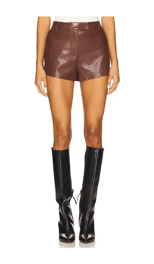 x REVOLVE Demi Faux Leather Short