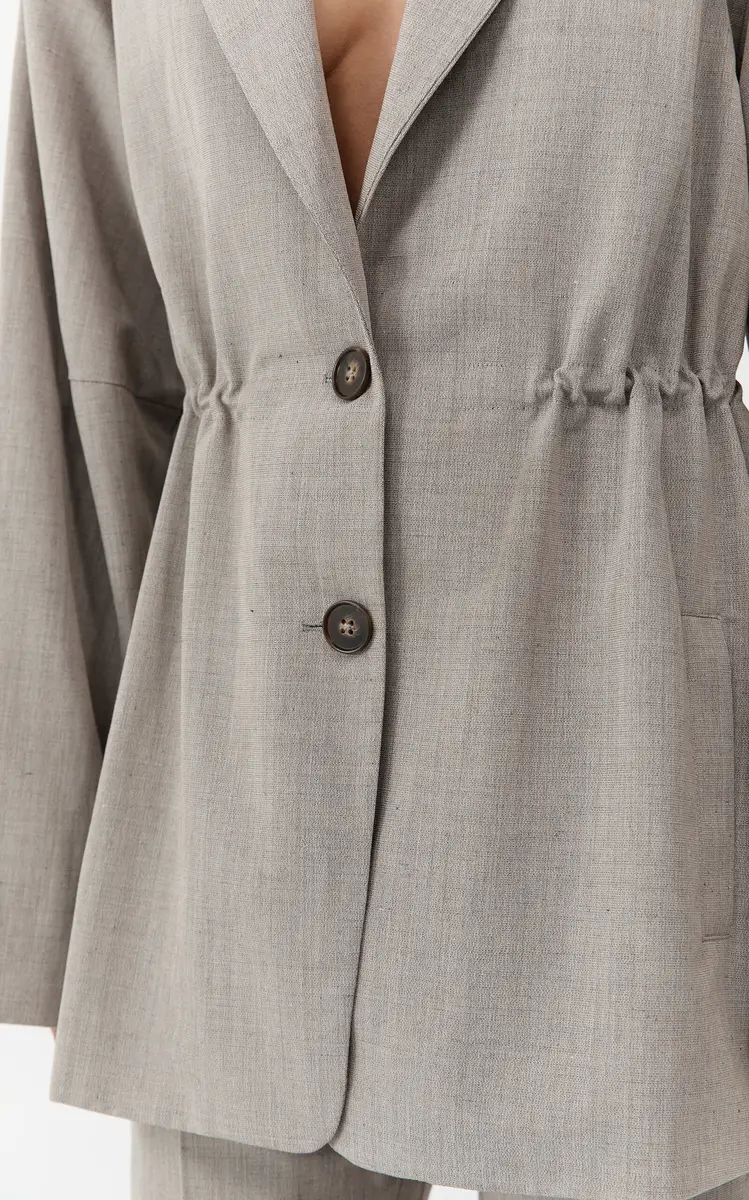 St. Agni Cinched Wool-Blend Jacket | Thumbnail 6 St. Agni Cinched Wool-Blend Jacket | Thumbnail 6